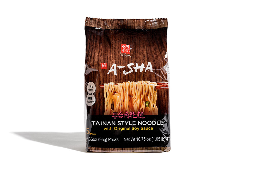 Tainan Thin Noodles original flavor 1 set with 5 packs A Sha