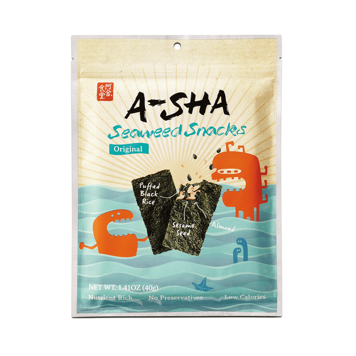Seaweed Snacks original flavor (pack of 1) ASha Foods USA