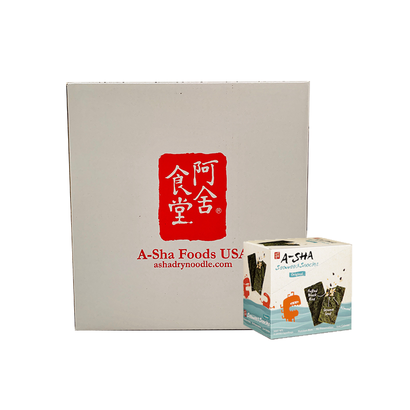 Seaweed Snacks original flavor (1 box with 6 packs) ASha Foods USA