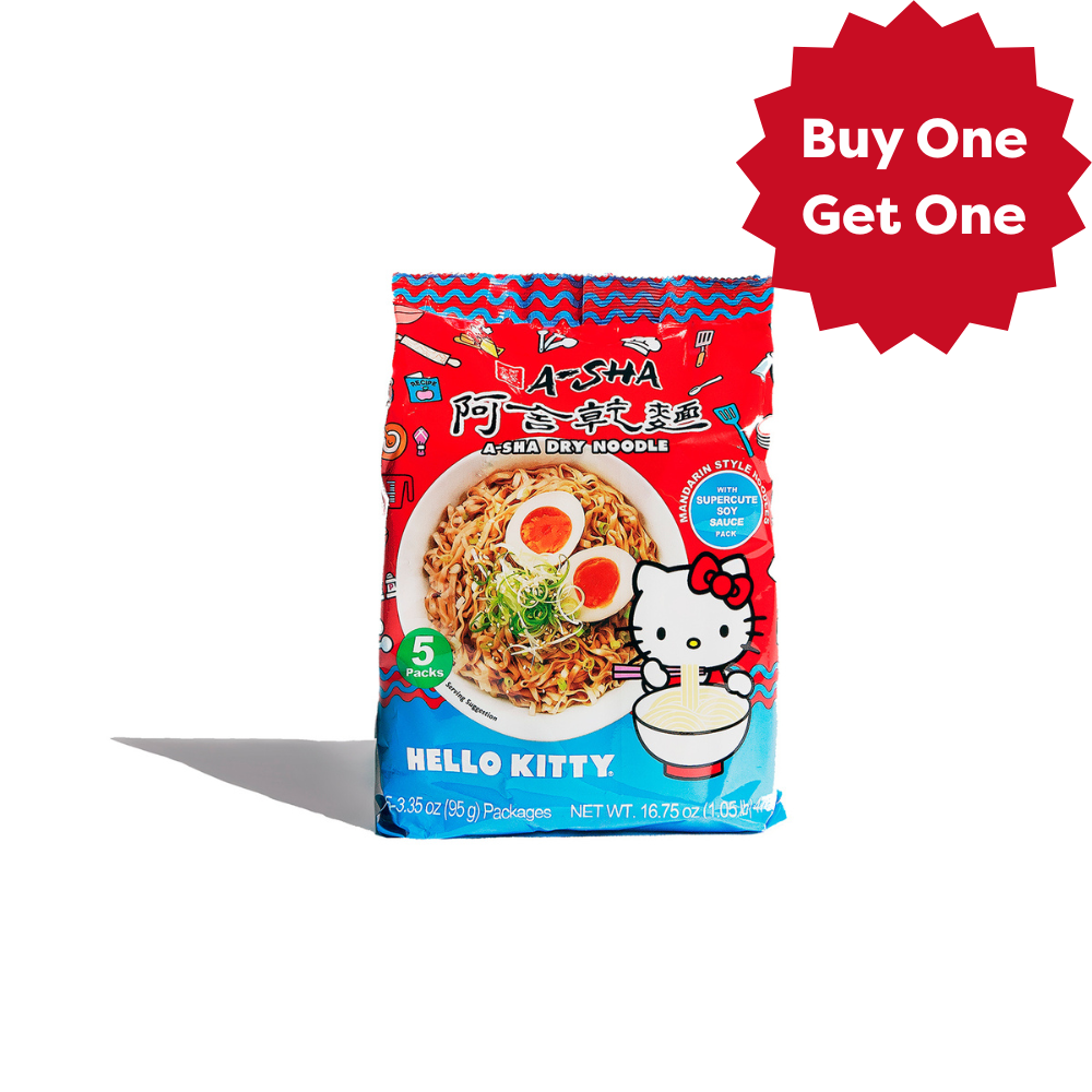 Hello Kitty Mandarin Noodles with Supercute Soy Sauce