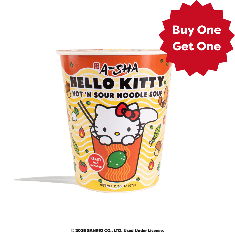 Hello Kitty Hot 'N Sour Noodle Soup