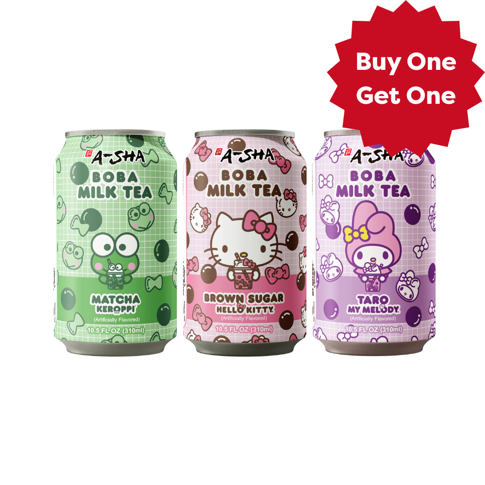 Hello Kitty Boba Cans