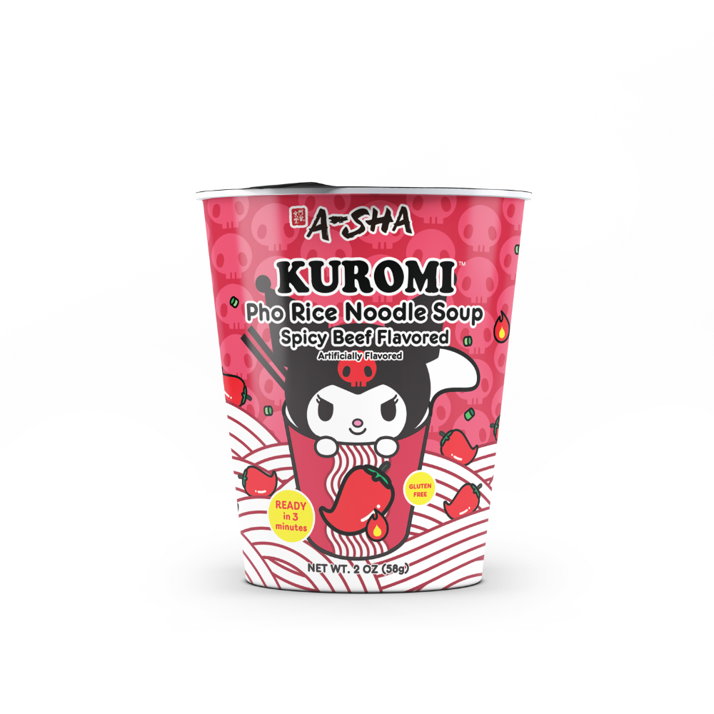 Kuromi Pho Rice Noodle Soup