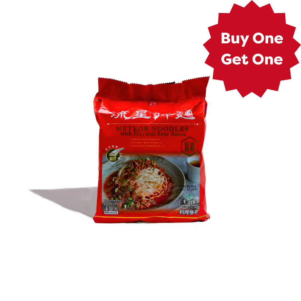 Meteor Noodles with Hot n' Sour Sauce