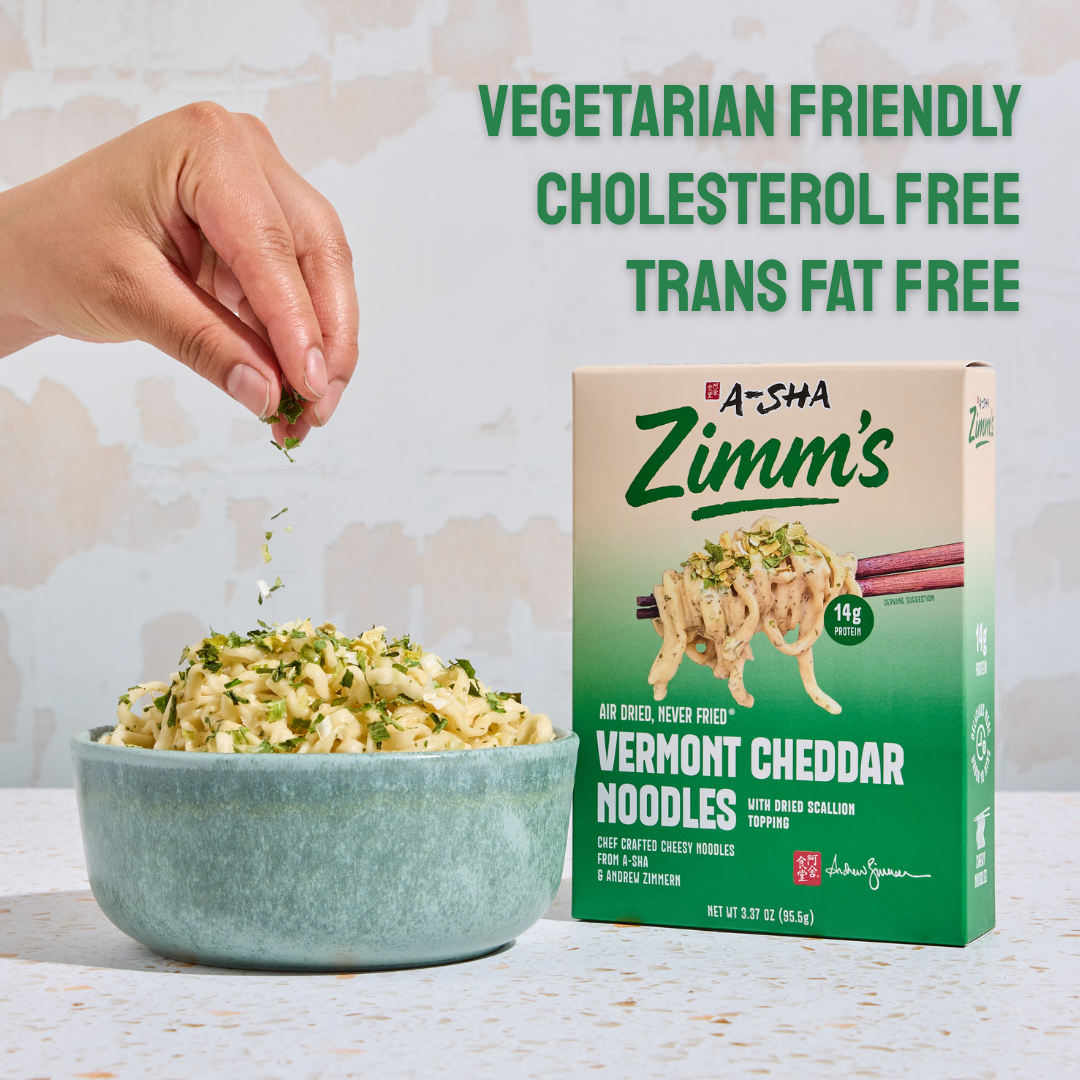 A-Sha Zimm's Vermont Cheddar Noodles | A-Sha Foods USA