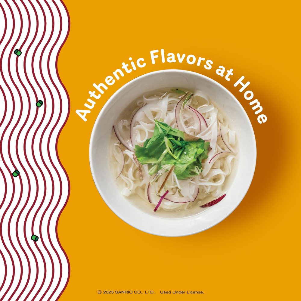 Kuromi Pho Rice Noodle Soup