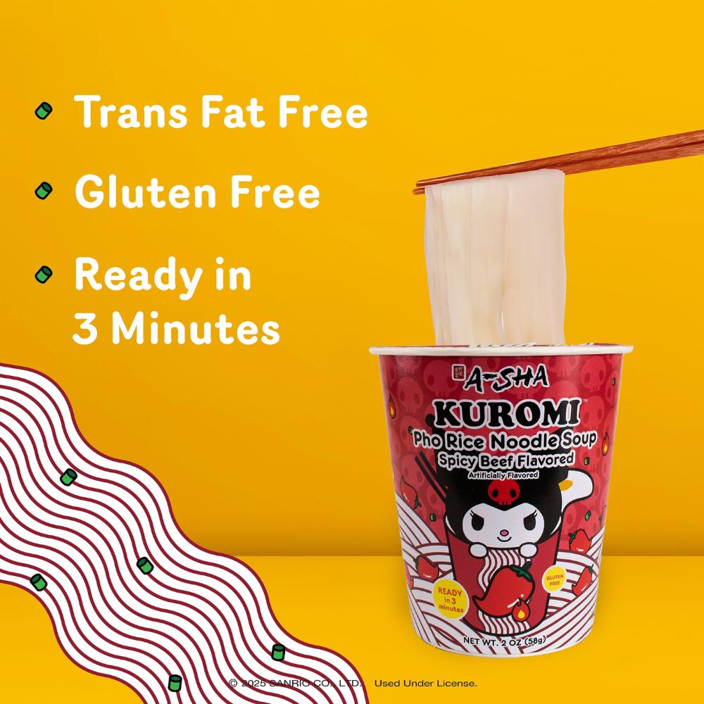 Kuromi Pho Rice Noodle Soup