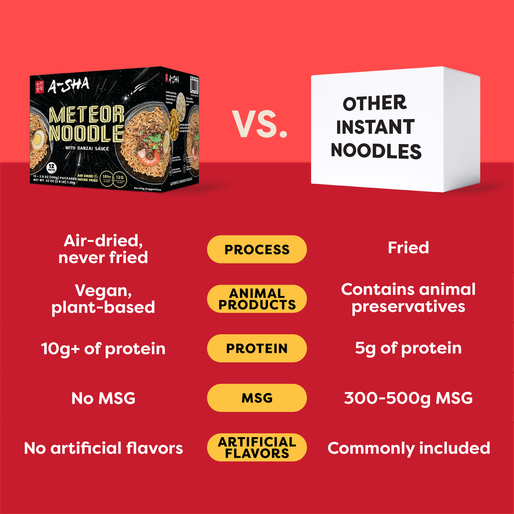 Meteor Noodles with Danzai Sauce