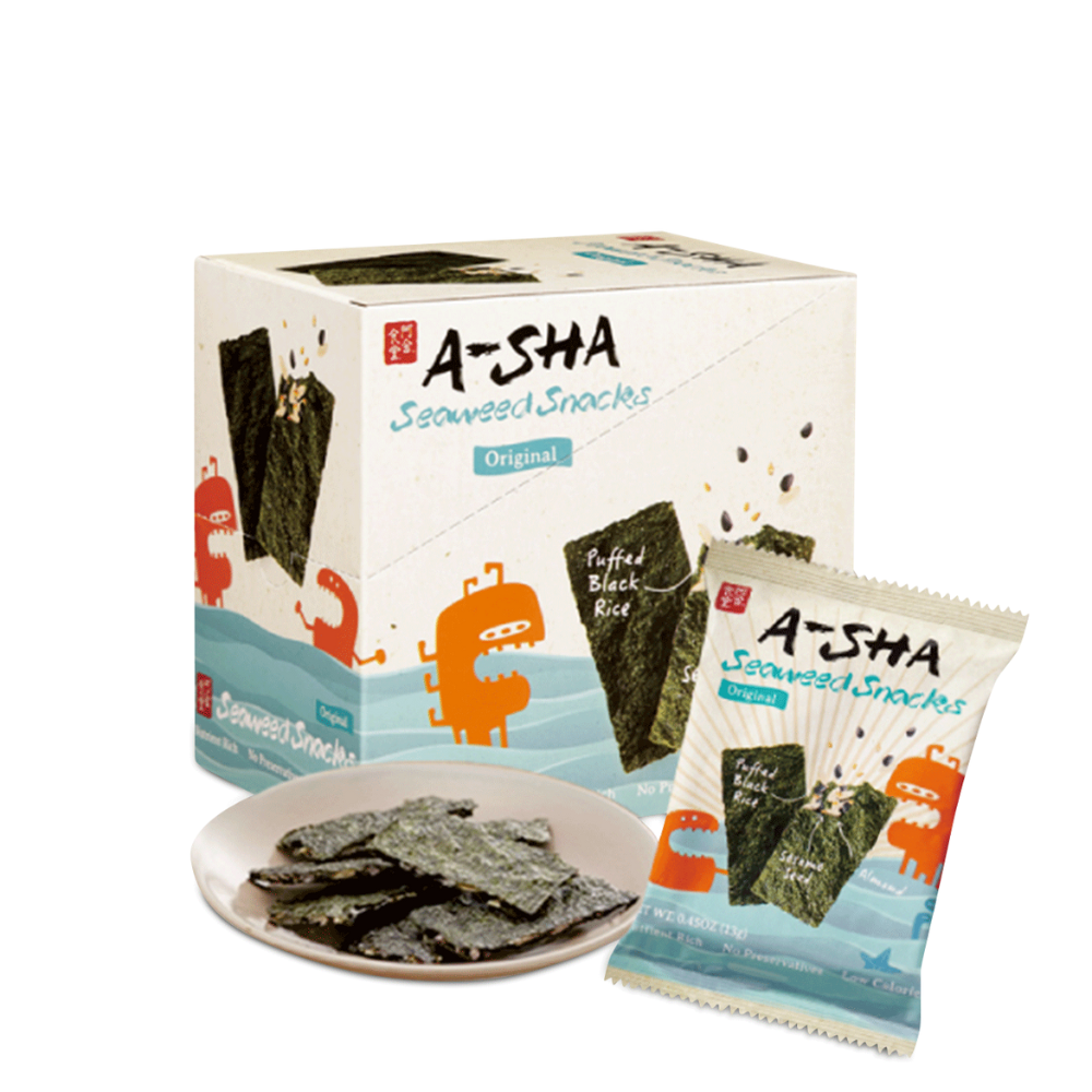 A-Sha Seaweed Snacks - Original Flavor