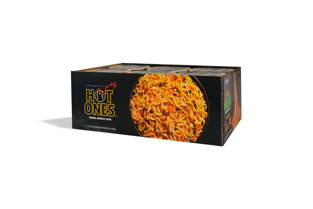 A-SHA x HOT ONES GARLIC CHILI NOODLES 6PK