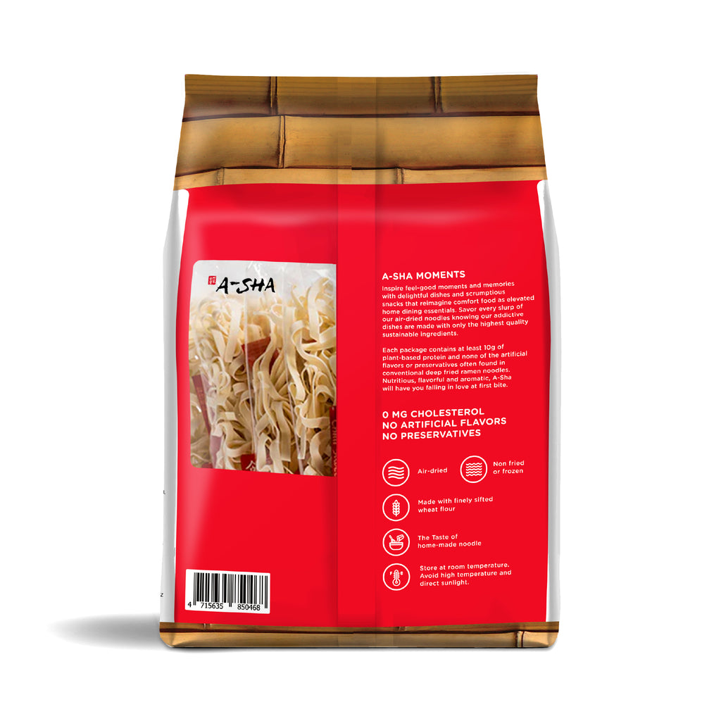 Hakka Wide Noodles - chili flavor (1set with 5 packs)