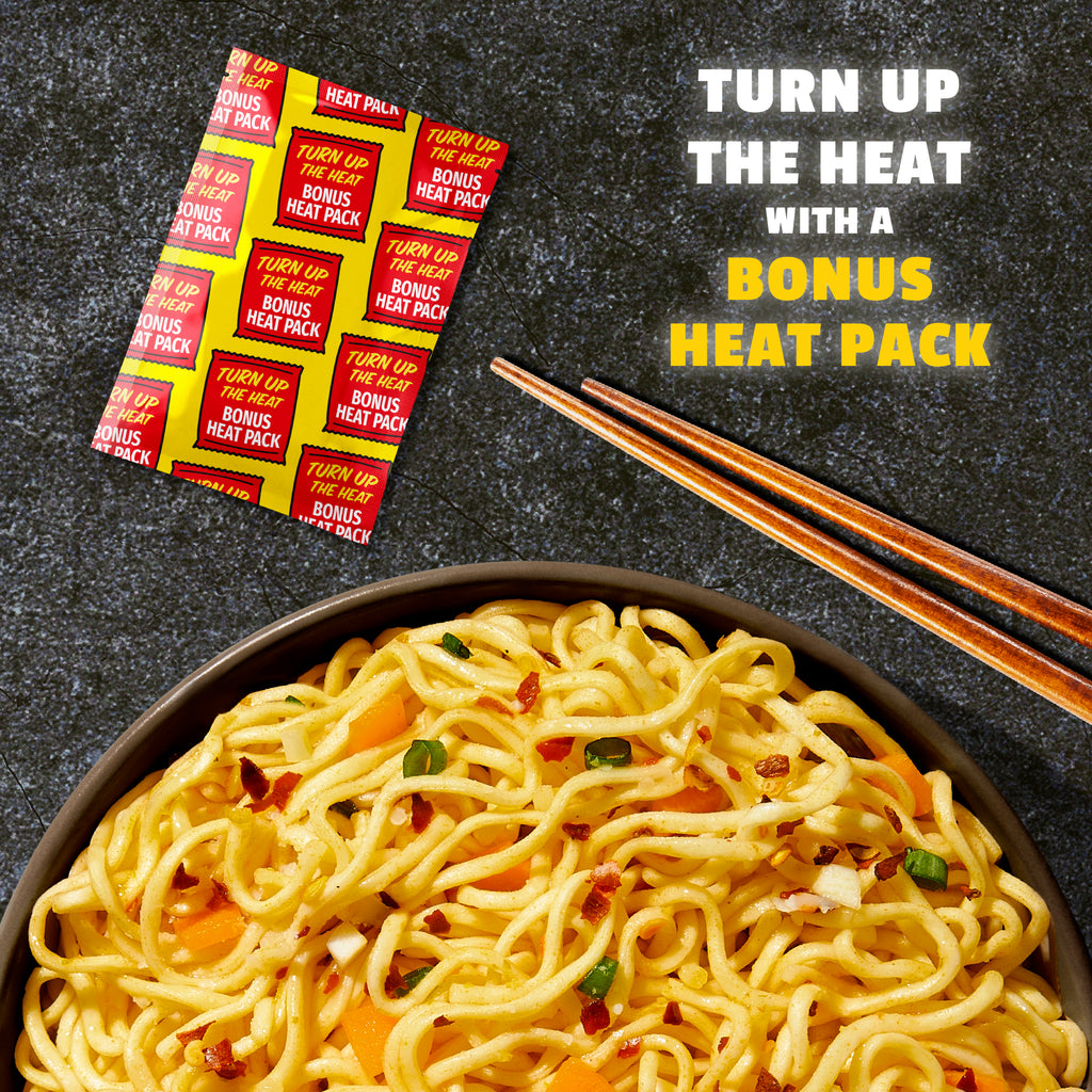 A-SHA x HOT ONES GARLIC CHILI NOODLES 6PK