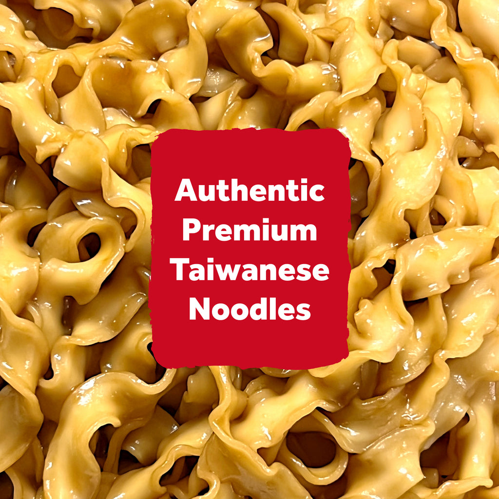 Knife Cut Noodles Hakka Sesame Oil Scallion Flavor (1set With 4 Packs)