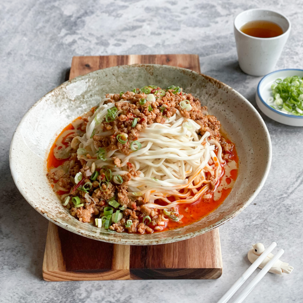 A-Sha Spicy Dan Dan Meteor Noodle Box (4 Packs)