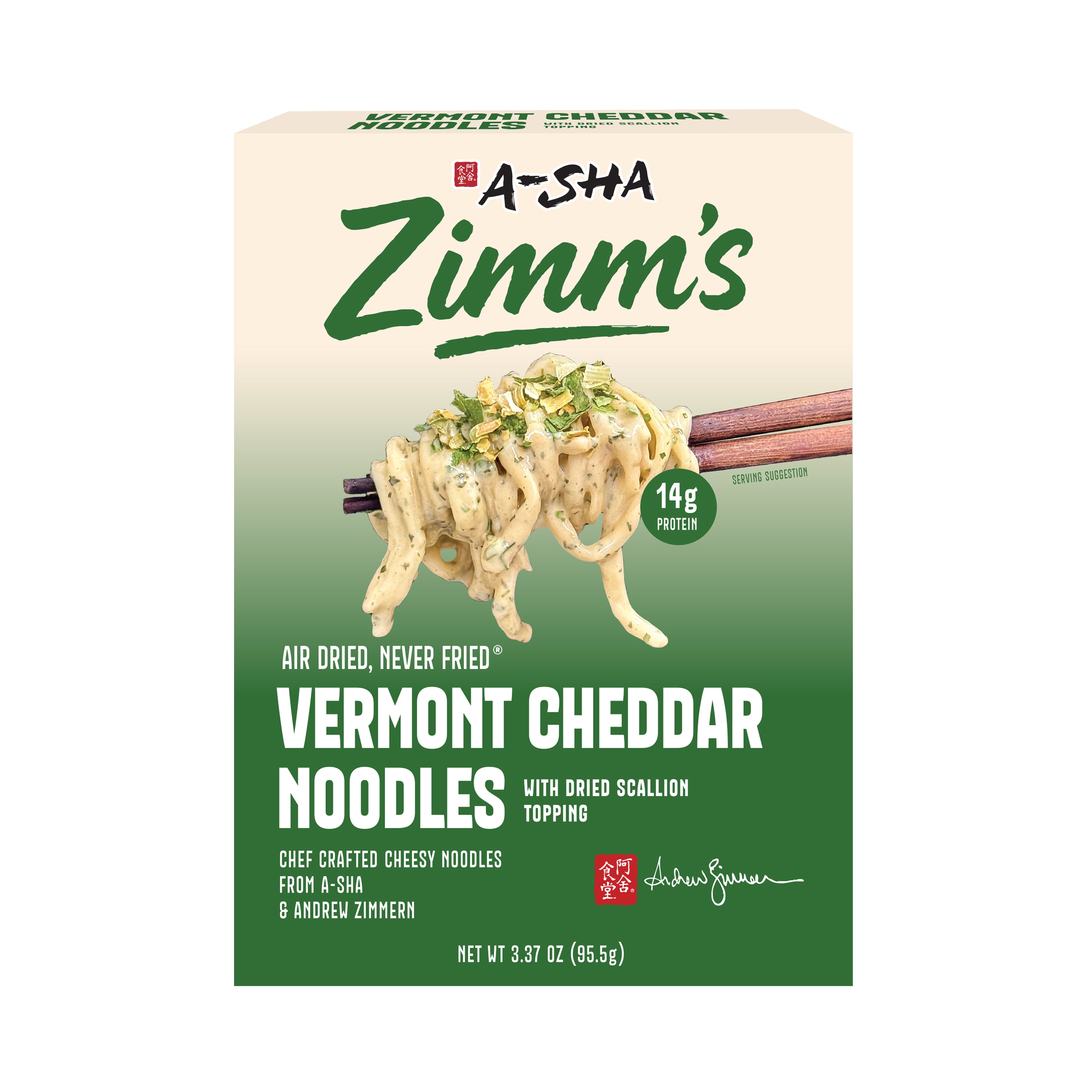 A-Sha Zimm's Vermont Cheddar Noodles | A-Sha Foods USA