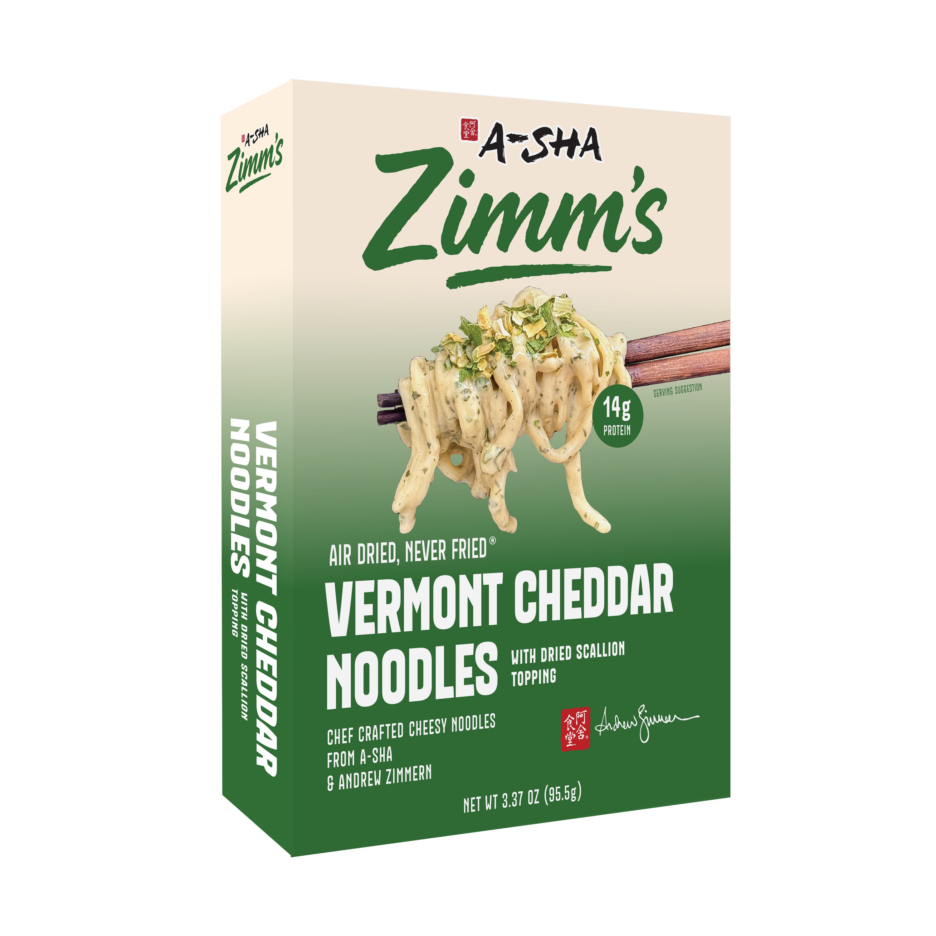 A-Sha Zimm's Vermont Cheddar Noodles | A-Sha Foods USA