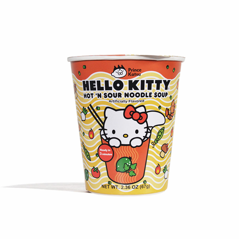 Hello Kitty Hot 'N Sour Noodle Soup | A-Sha Foods USA