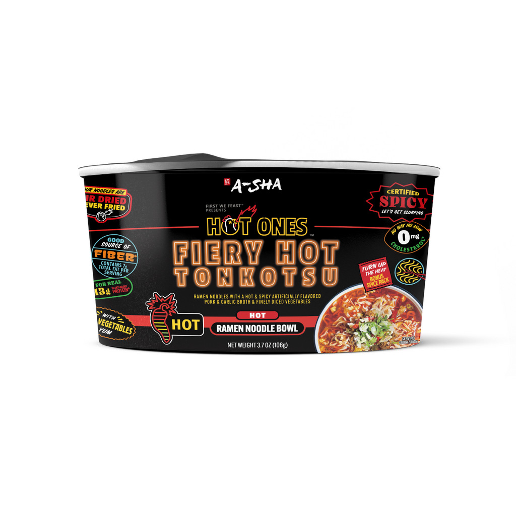 A-SHA x HOT ONES FIERY HOT TONKOTSU NOODLES 6PK