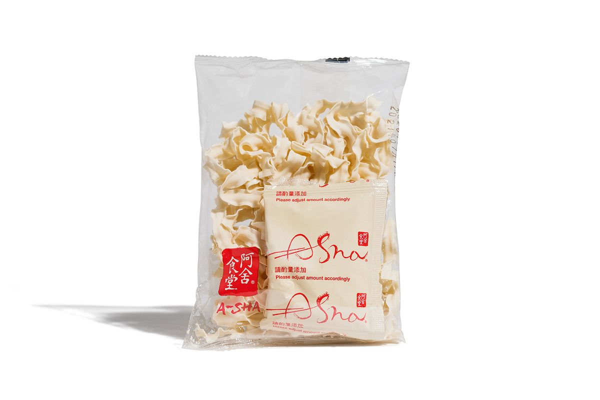 Knife Cut Noodles Spicy Fennel flavor (1 set with 4 packs) ASha